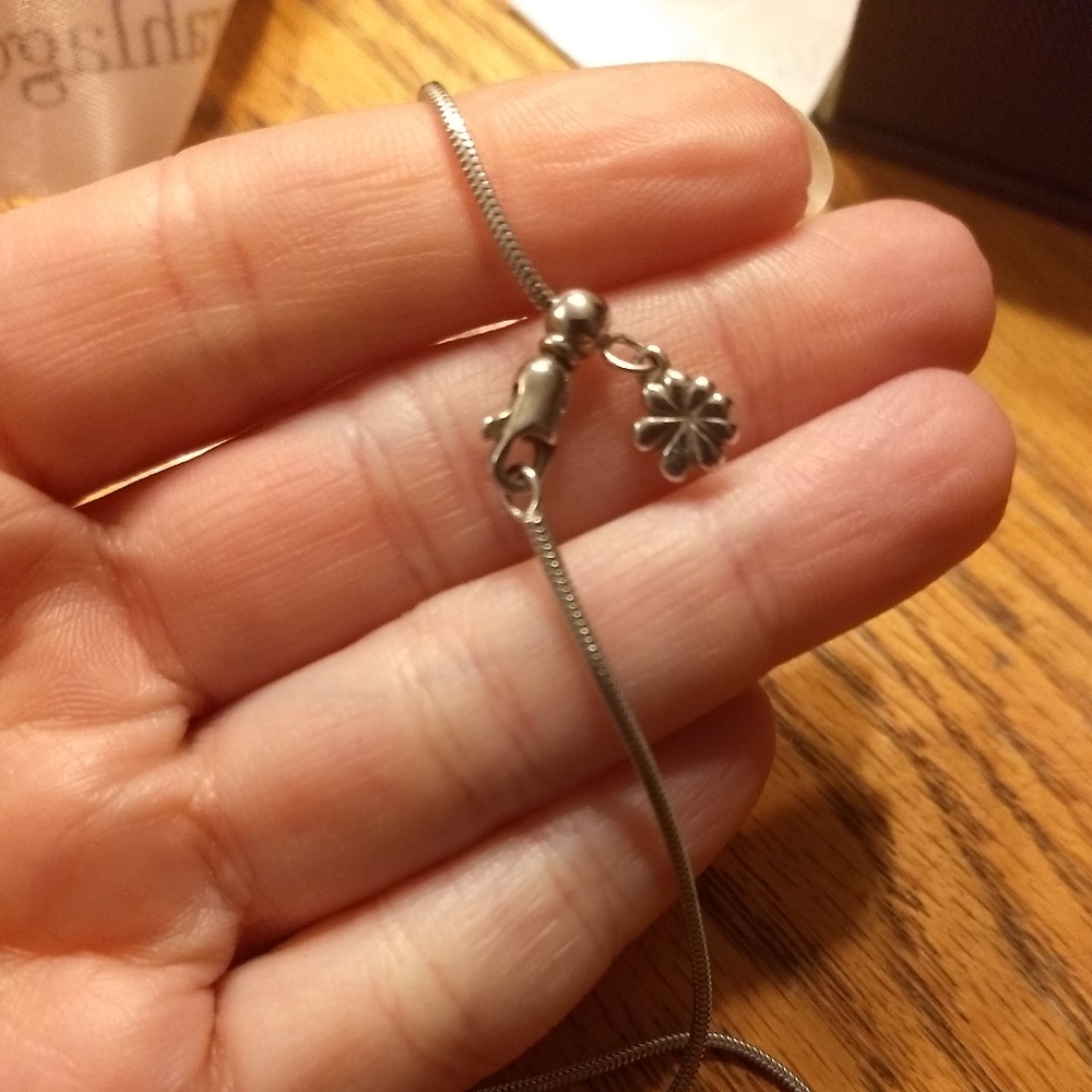 Marahlago Larimar Sterling Zion Necklace w Spinel - Picture 8 of 9